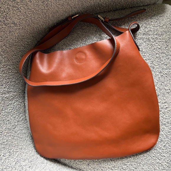 Co Lab: Leather Crossbody Tote - Picture 1 of 8